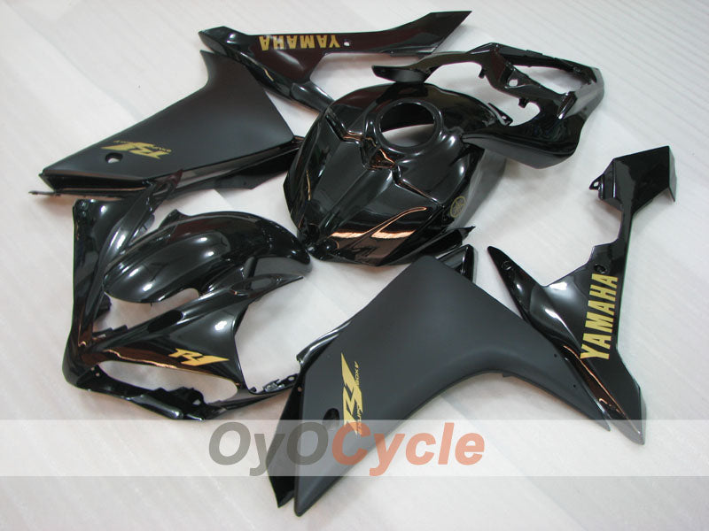 Injection Fairing kit for 07-08 YZF-R1 - Black, Matte - Factory Style #OYO87905702 Main image