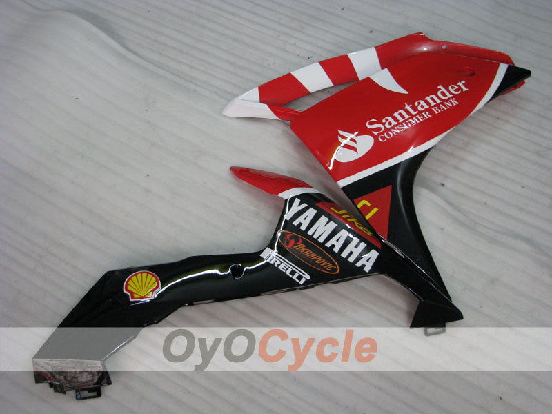 Injection Fairing kit for 07-08 YZF-R1 - Red, White - Santander #OYO87905704