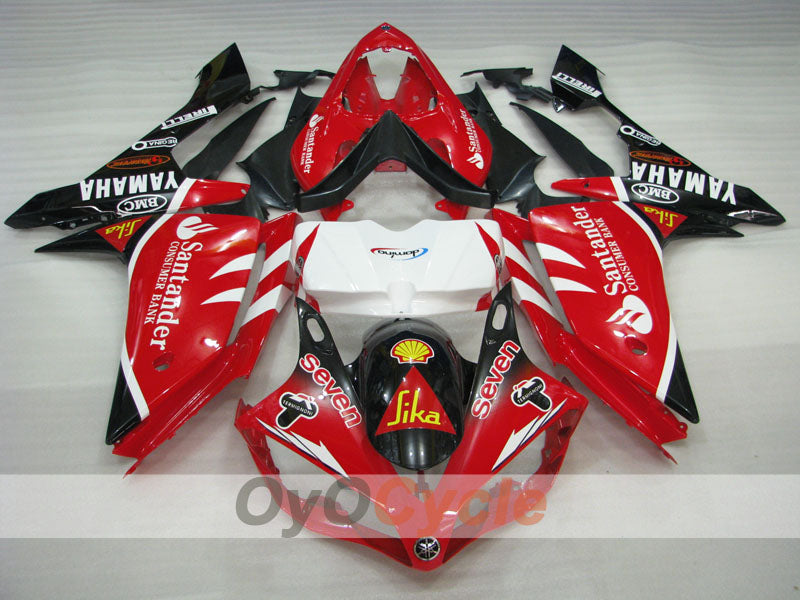 Injection Fairing kit for 07-08 YZF-R1 - Red, Black - Santander #OYO87905705 Secondary image