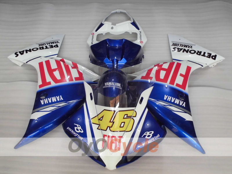 Injection Fairing kit for 09-11 YZF-R1 - Blue, White - FIAT #OYO87905711