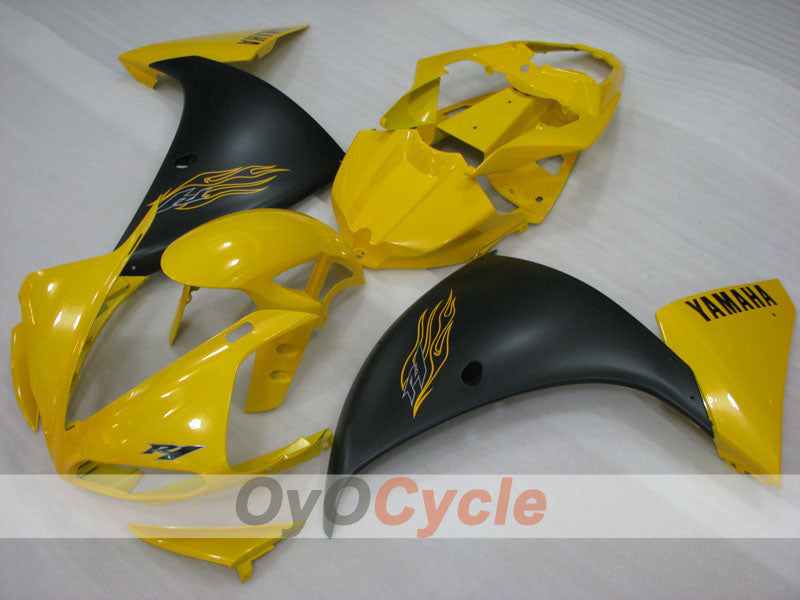 Injection Fairing kit for 09-11 YZF-R1 - Yellow, Black, Matte - Factory Style #OYO87905715 Secondary image