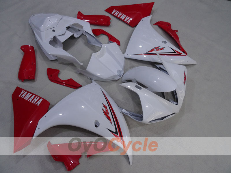 Injection Fairing kit for 09-11 YZF-R1 - Red, White - Factory Style #OYO87905716 Main image