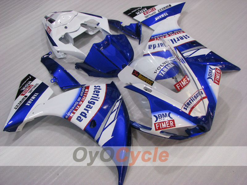 Injection Fairing kit for 09-11 YZF-R1 - Blue, White - Sterilgarda #OYO87905718