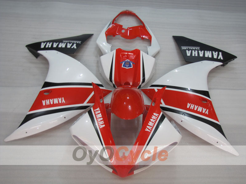 Injection Fairing kit for 09-11 YZF-R1 - Red, White - Factory Style #OYO87905724 Secondary image