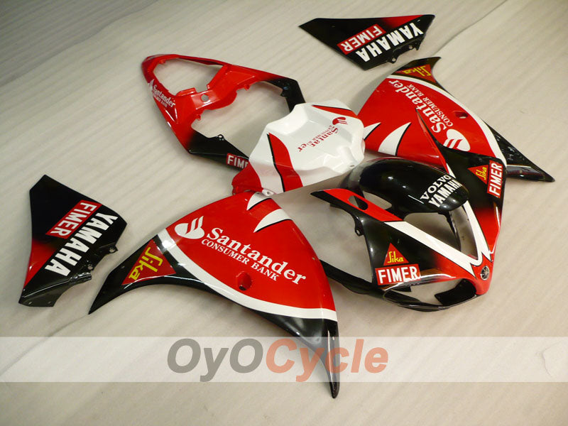 Injection Fairing kit for 09-11 YZF-R1 - Red, Black - Factory Style #OYO87905726