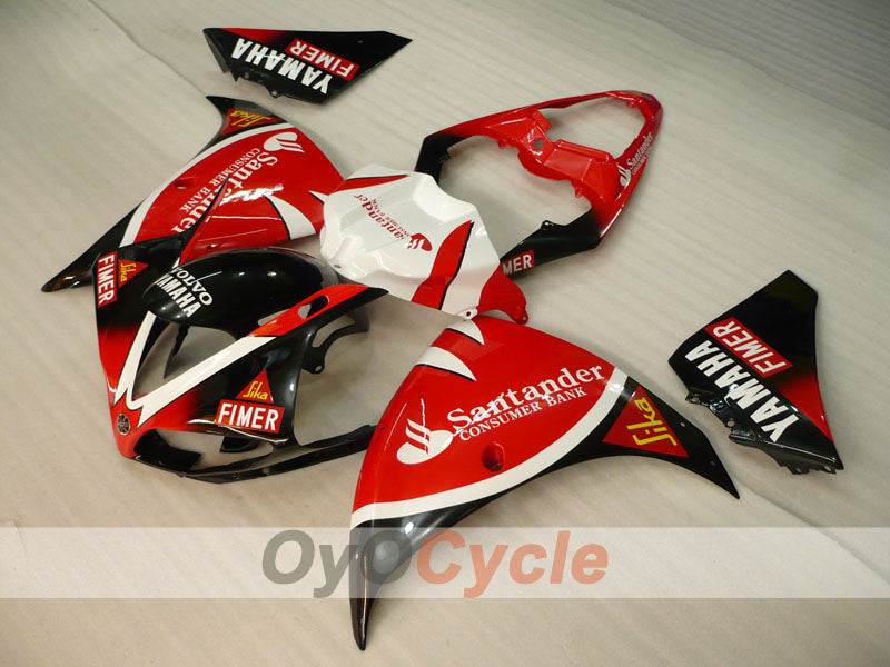 Injection Fairing kit for 09-11 YZF-R1 - Red, Black - Factory Style #OYO87905726