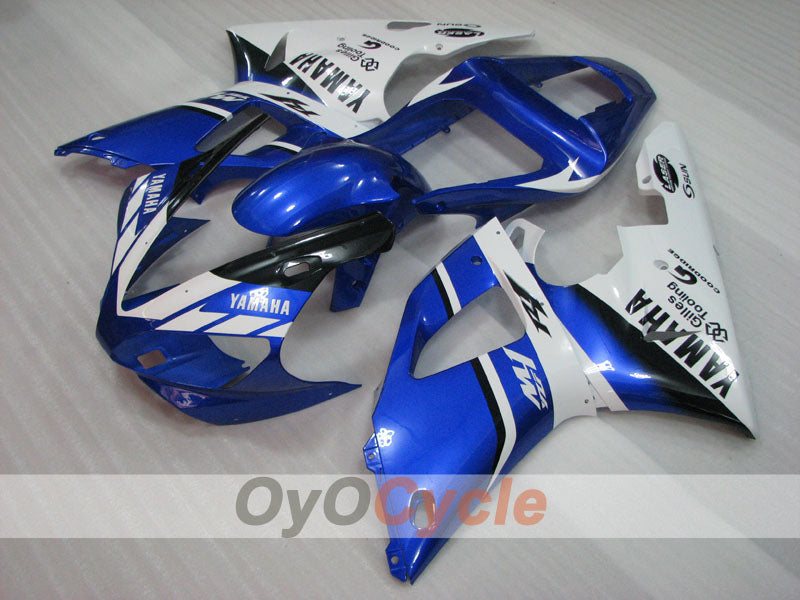 Injection Fairing kit for 00-01 YZF-R1 - Blue, White - Sun #OYO87905731