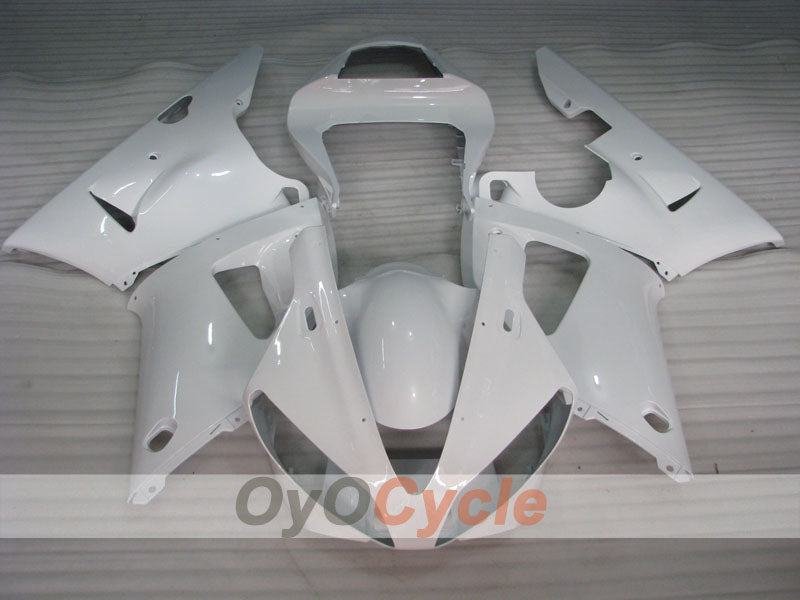 Injection Fairing kit for 00-01 YZF-R1 - White - No sticker / decal, Factory Style #OYO87905734