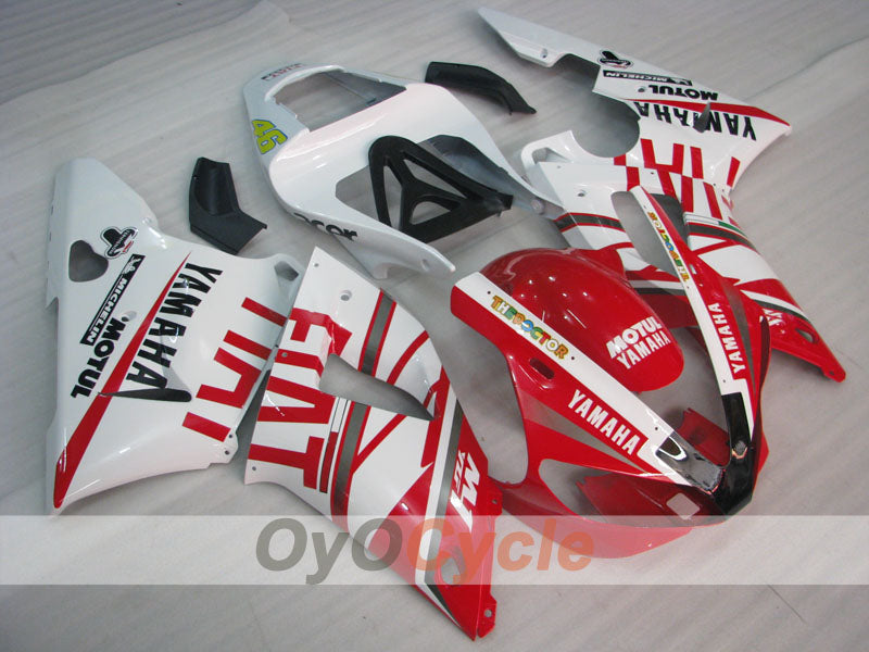 Injection Fairing kit for 00-01 YZF-R1 - Red, White - FIAT #OYO87905735 Secondary image