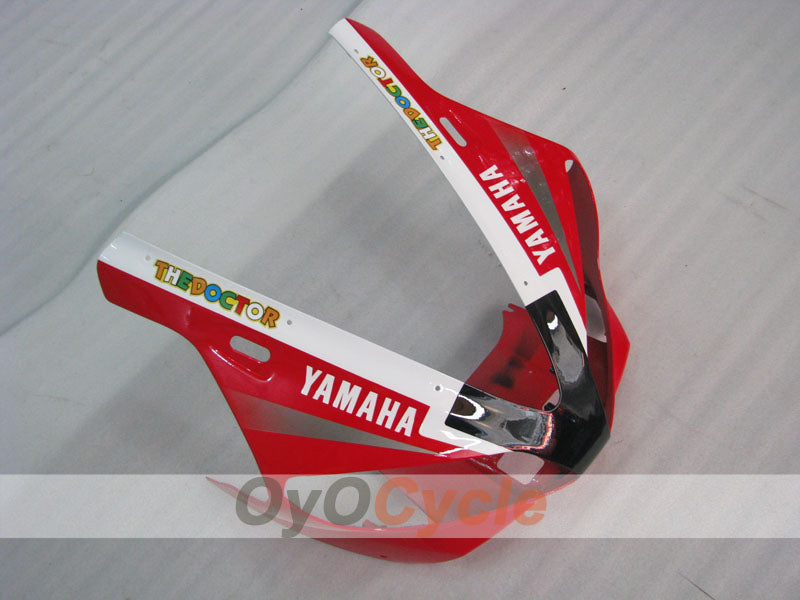 Injection Fairing kit for 00-01 YZF-R1 - Red, White - FIAT #OYO87905735
