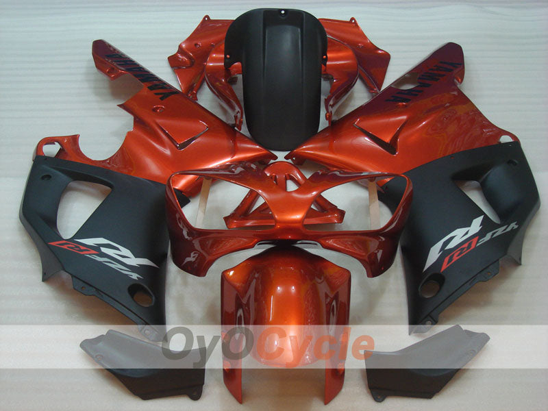 Injection Fairing kit for 00-01 YZF-R1 - Orange, Black, Matte - Factory Style #OYO87905737