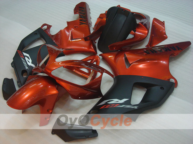 Injection Fairing kit for 00-01 YZF-R1 - Orange, Black, Matte - Factory Style #OYO87905737