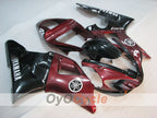 Injection Fairing kit for 00-01 YZF-R1 - Red Wine Color, Black - Factory Style #OYO87905738