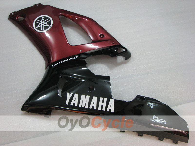 Injection Fairing kit for 00-01 YZF-R1 - Red Wine Color, Black - Factory Style #OYO87905738