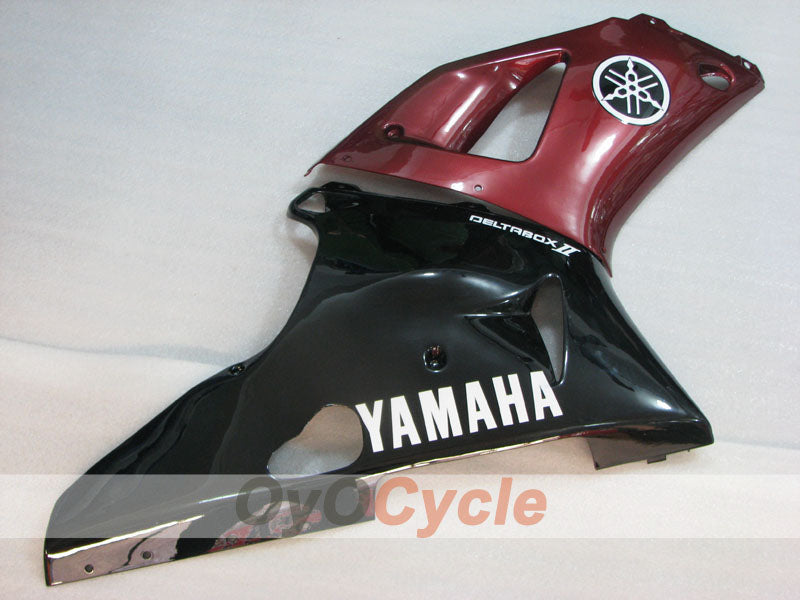 Injection Fairing kit for 00-01 YZF-R1 - Red Wine Color, Black - Factory Style #OYO87905738