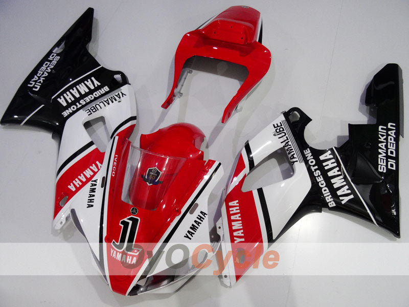 Injection Fairing kit for 00-01 YZF-R1 - Red, White, Black - Factory Style #OYO87905740