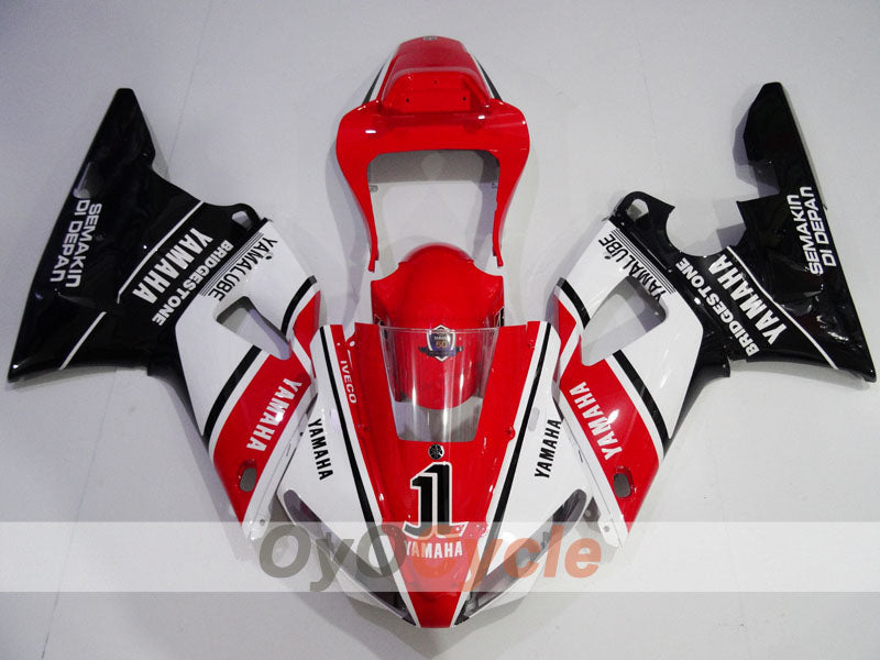 Injection Fairing kit for 00-01 YZF-R1 - Red, White, Black - Factory Style #OYO87905740