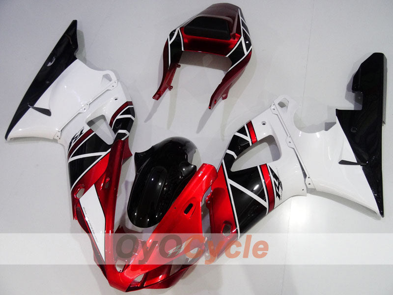 Injection Fairing kit for 00-01 YZF-R1 - Red, White, Black - Factory Style #OYO87905741