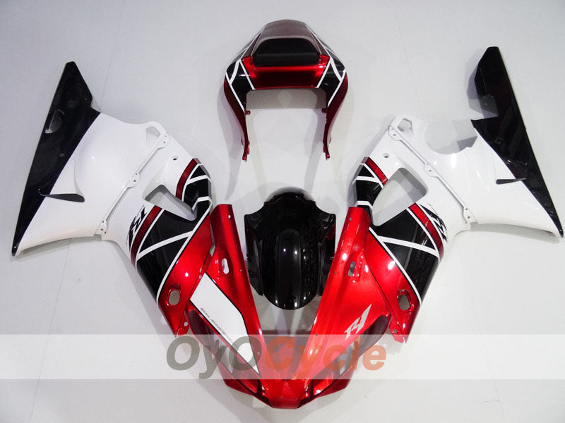 Injection Fairing kit for 00-01 YZF-R1 - Red, White, Black - Factory Style #OYO87905741