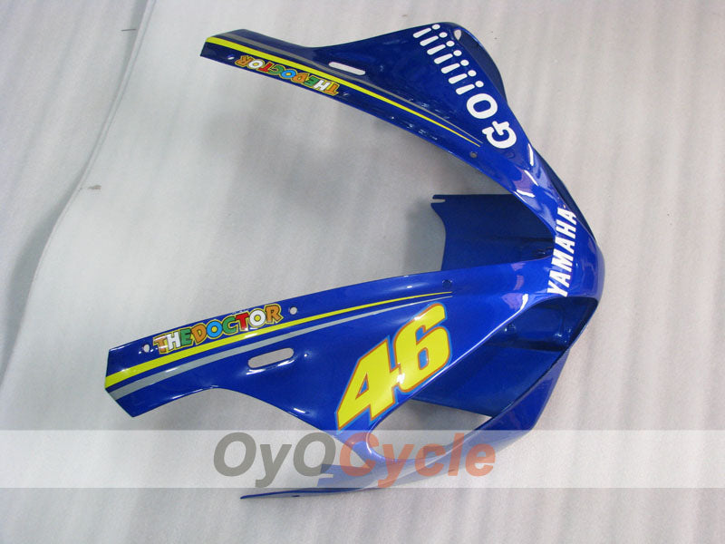 Injection Fairing kit for 00-01 YZF-R1 - Blue, White - GO!!!!!!!, MOTUL #OYO87905743