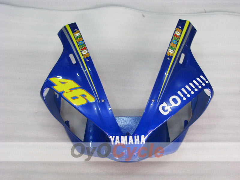 Injection Fairing kit for 00-01 YZF-R1 - Blue, White - GO!!!!!!!, MOTUL #OYO87905743