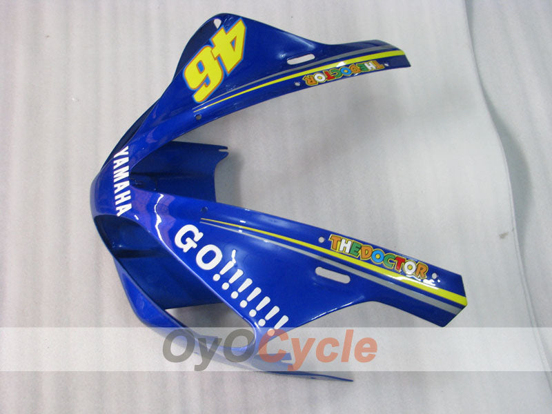 Injection Fairing kit for 00-01 YZF-R1 - Blue, White - GO!!!!!!!, MOTUL #OYO87905743