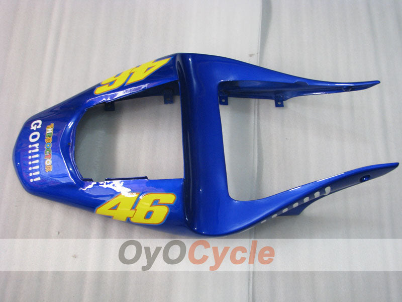 Injection Fairing kit for 00-01 YZF-R1 - Blue, White - GO!!!!!!!, MOTUL #OYO87905743