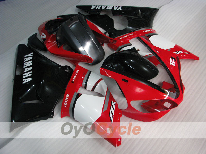 Injection Fairing kit for 00-01 YZF-R1 - Red, White - Factory Style #OYO87905744