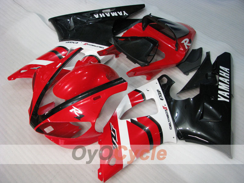 Injection Fairing kit for 00-01 YZF-R1 - Red, White - Factory Style #OYO87905745 Secondary image