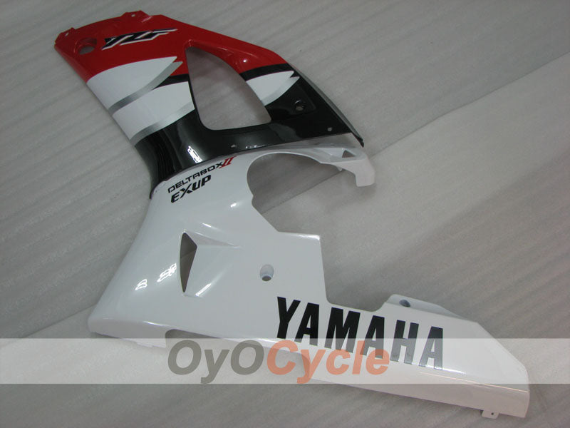 Injection Fairing kit for 00-01 YZF-R1 - Red, White - Factory Style #OYO87905746