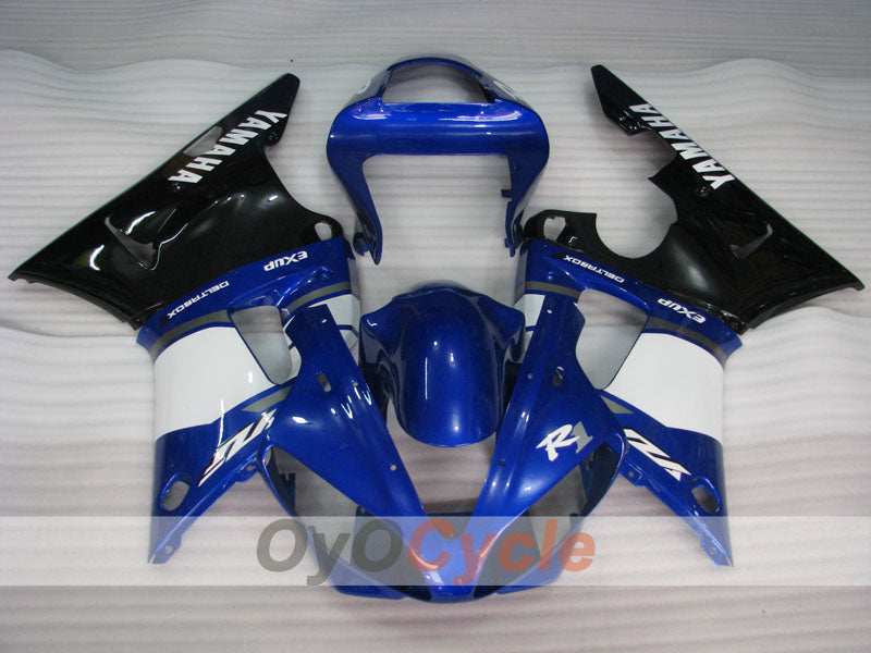 Injection Fairing kit for 00-01 YZF-R1 - Blue, White - Factory Style #OYO87905747