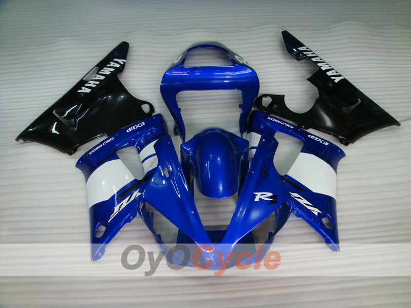 Injection Fairing kit for 00-01 YZF-R1 - Blue, White - Factory Style #OYO87905748 Secondary image