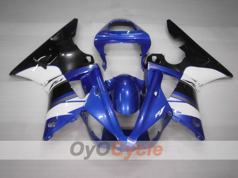 Injection Fairing kit for 00-01 YZF-R1 - Blue, White - Factory Style #OYO87905749