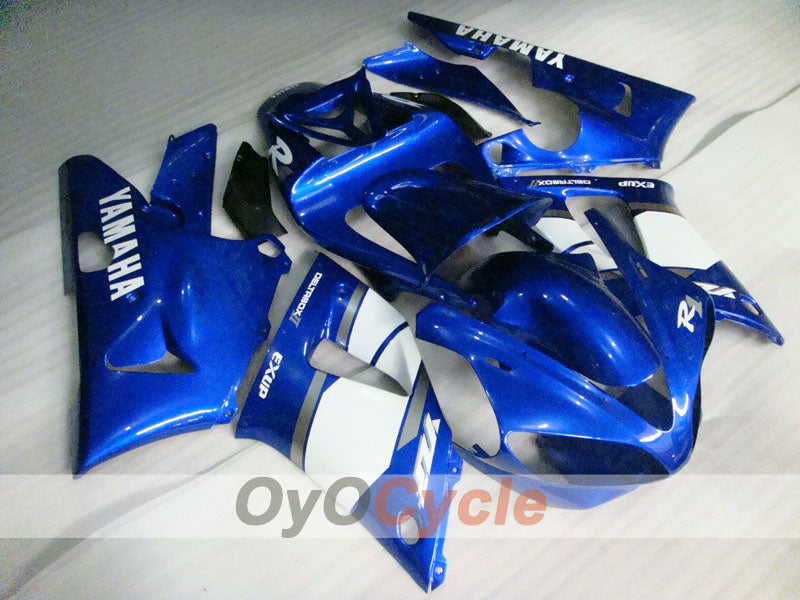 Injection Fairing kit for 00-01 YZF-R1 - Blue, White - Factory Style #OYO87905750