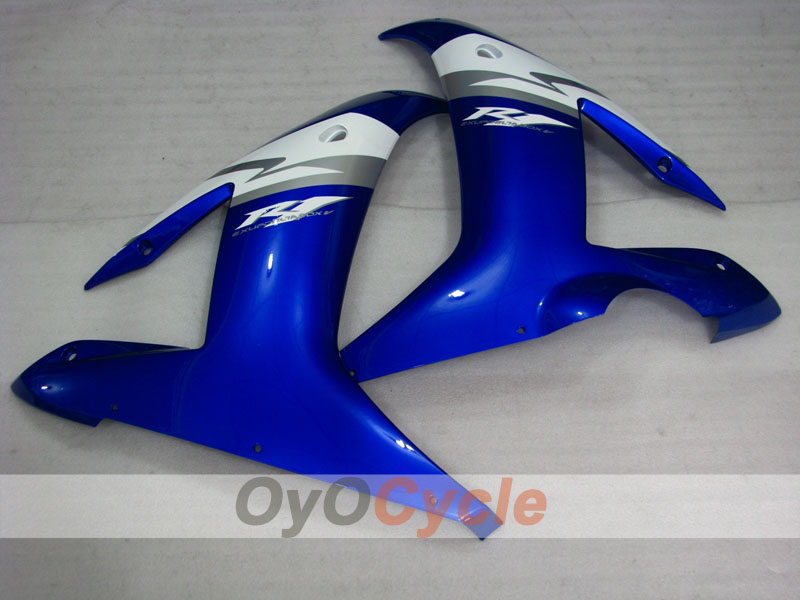 Injection Fairing kit for 02-03 YZF-R1 - Blue, White, Black - Factory Style #OYO87905753