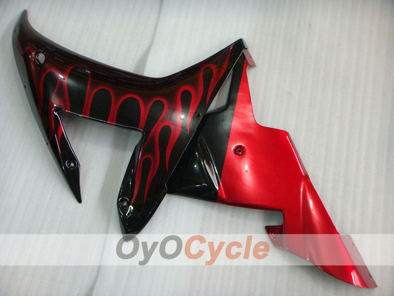 Injection Fairing kit for 02-03 YZF-R1 - Red, Black - Flame #OYO87905765