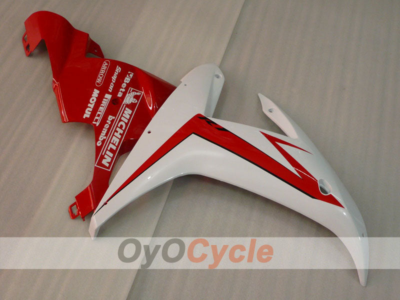 Injection Fairing kit for 02-03 YZF-R1 - Red, White - Factory Style #OYO87905768