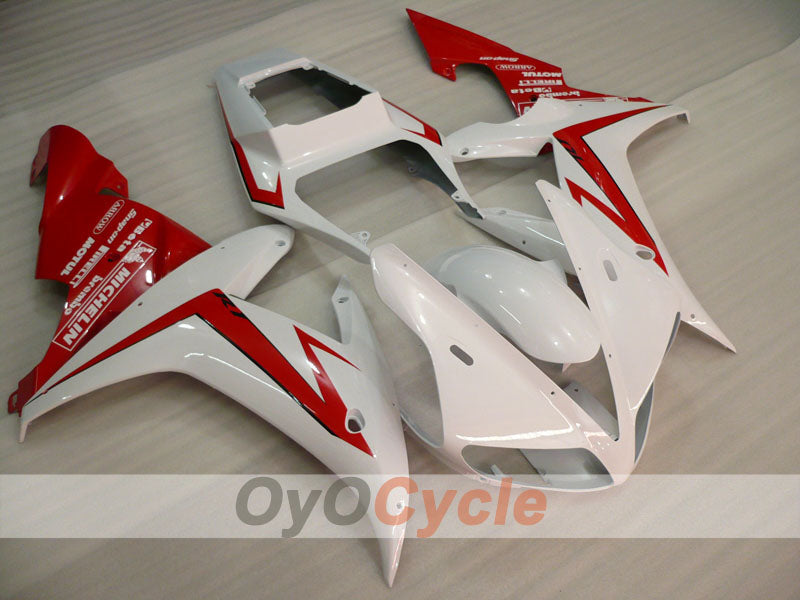 Injection Fairing kit for 02-03 YZF-R1 - Red, White - Factory Style #OYO87905768