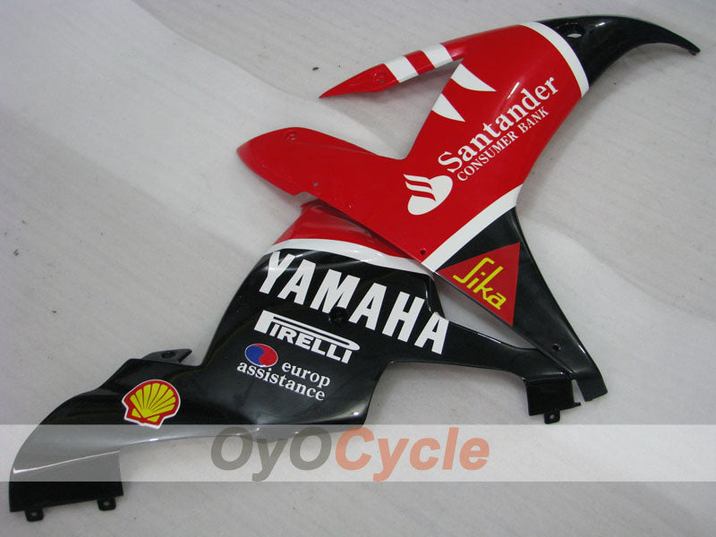 Injection Fairing kit for 02-03 YZF-R1 - Red, Black - Santander #OYO87905771