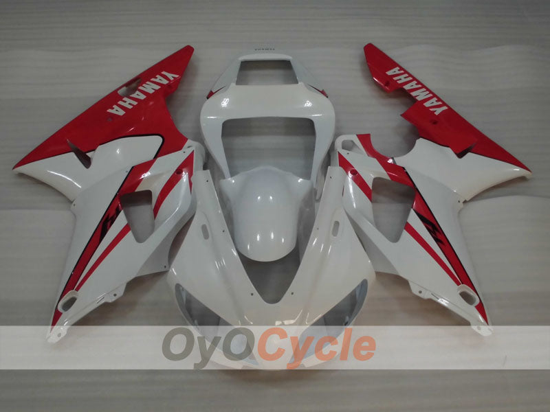 Injection Fairing kit for 98-99 YZF-R1 - Red, White - Factory Style #OYO87905774