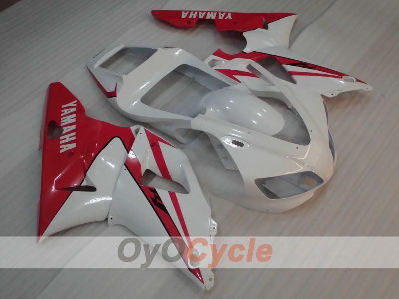 Injection Fairing kit for 98-99 YZF-R1 - Red, White - Factory Style #OYO87905774