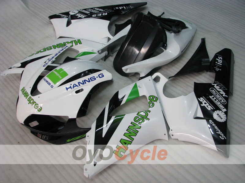 Injection Fairing kit for 98-99 YZF-R1 - Green, White, Black - HANN Spree #OYO87905776 Main image