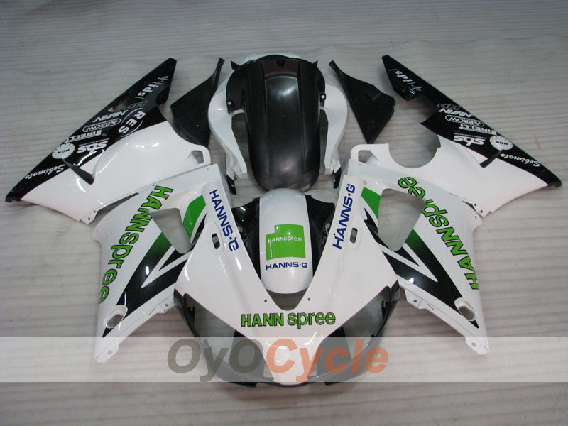 Injection Fairing kit for 98-99 YZF-R1 - Green, White, Black - HANN Spree #OYO87905776 Secondary image