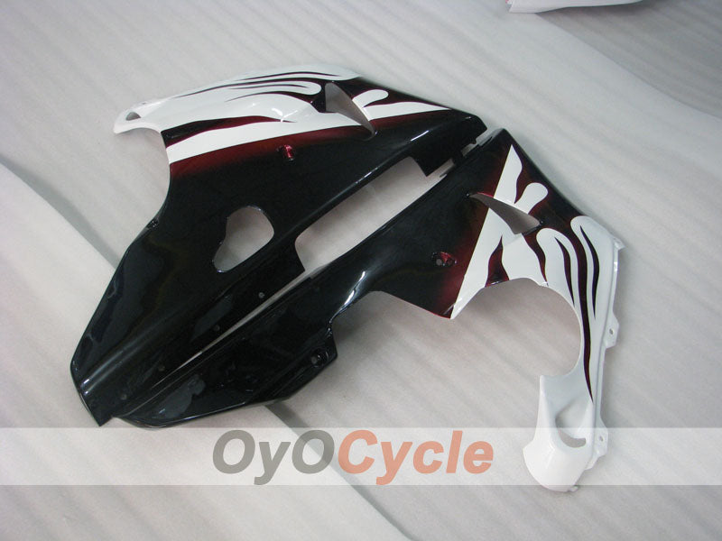 Injection Fairing kit for 98-99 YZF-R1 - White, Black - Flame #OYO87905779