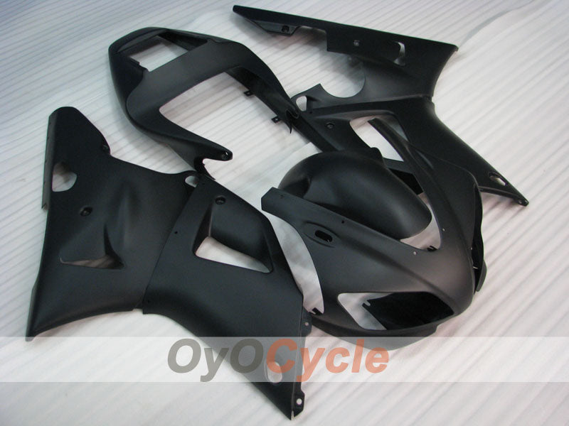 Injection Fairing kit for 98-99 YZF-R1 - Black, Matte - No sticker / decal, Factory Style #OYO87905780 Main image