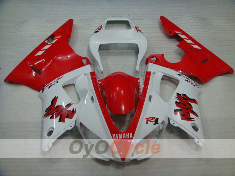 Injection Fairing kit for 98-99 YZF-R1 - Red, White - Factory Style #OYO87905788 Secondary image