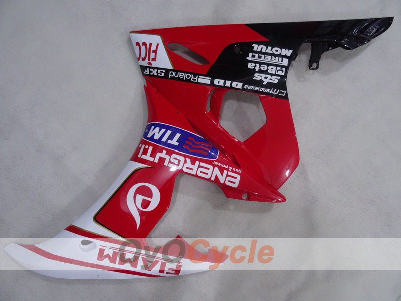 Injection Fairing kit for 05 YZF-R6 - Red, White - FIAMM #OYO87905833