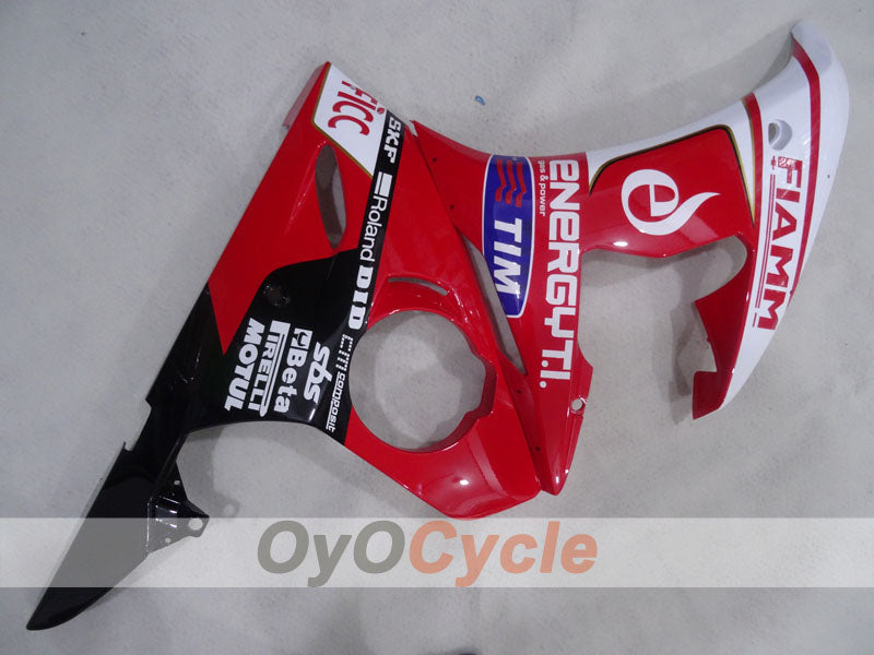Injection Fairing kit for 05 YZF-R6 - Red, White - FIAMM #OYO87905833