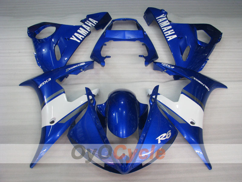 Injection Fairing kit for 05 YZF-R6 - Blue, White - Factory Style #OYO87905834