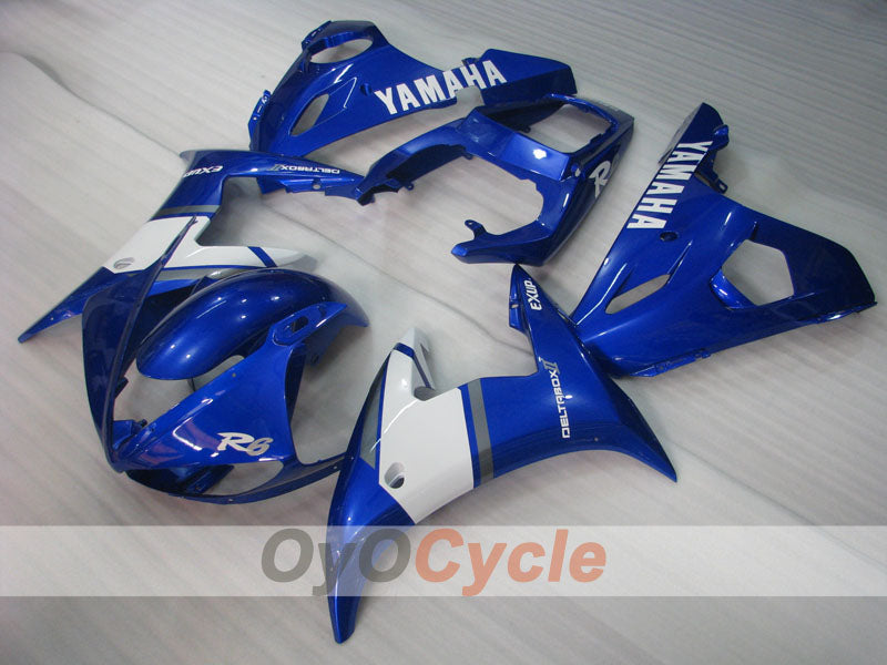 Injection Fairing kit for 05 YZF-R6 - Blue, White - Factory Style #OYO87905834